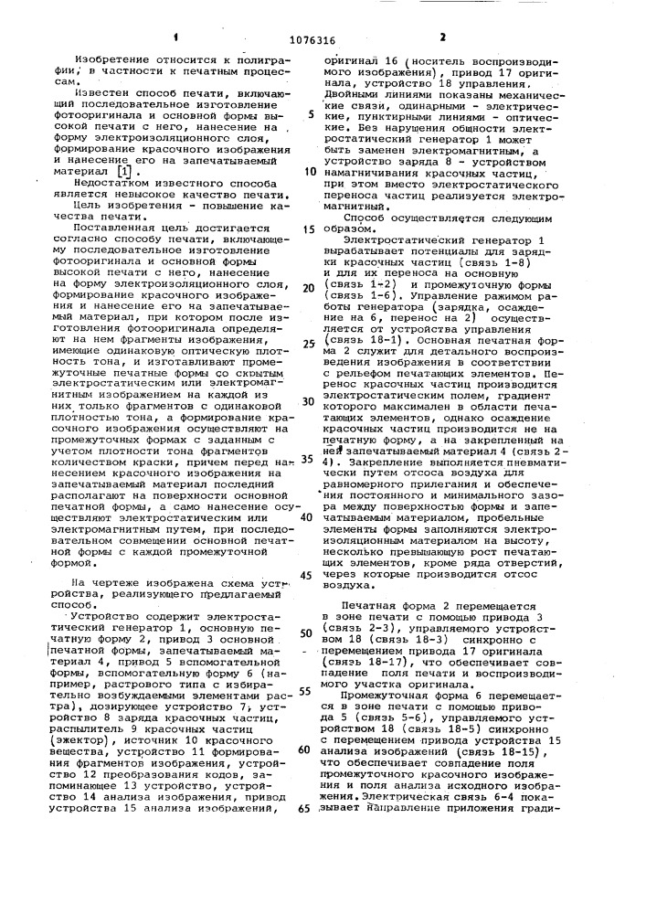 Способ печати (патент 1076316)