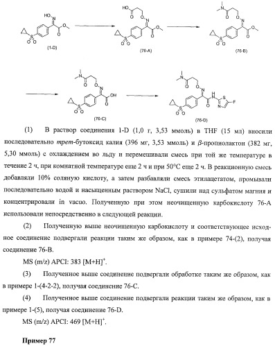 Производные оксимов и их получение (патент 2420525)