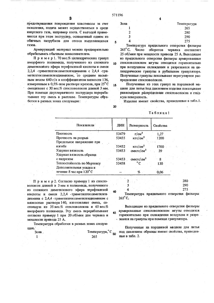 Формовочный состав (патент 571196)