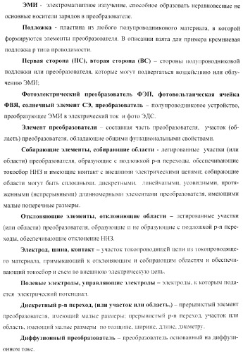 Преобразователь электромагнитного излучения (варианты) (патент 2369941)