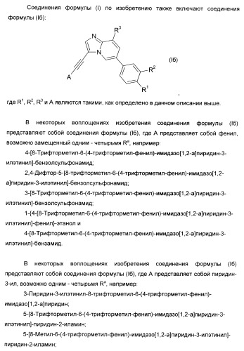 Производные ацетиленил-пиразоло-пиримидина в качестве антагонистов mglur2 (патент 2412943)