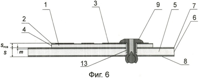 Способ соединения печатной платы с несущей конструкцией (патент 2476964)