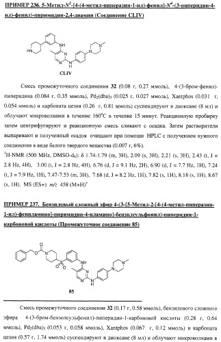 Би-арил-мета-пиримидиновые ингибиторы киназы (патент 2448959)