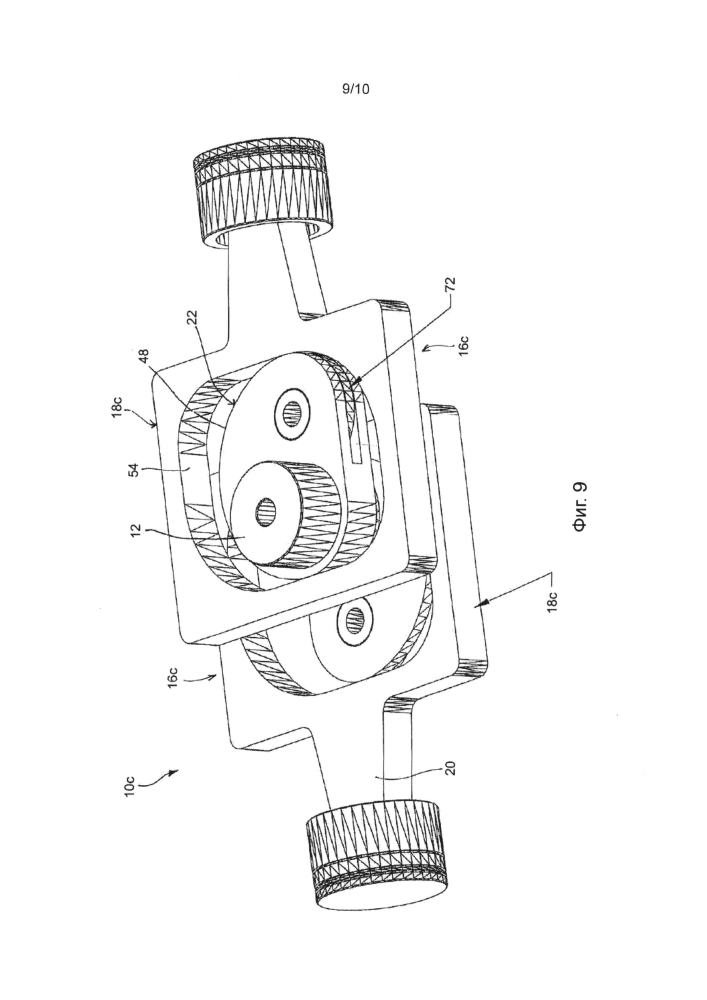 Десмодромный вал и вилка в сборе для преобразования прямолинейного движения во вращательное (патент 2597032)