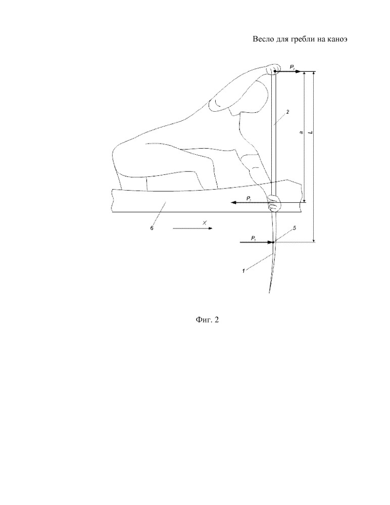 Весло для гребли на каноэ (патент 2652601)