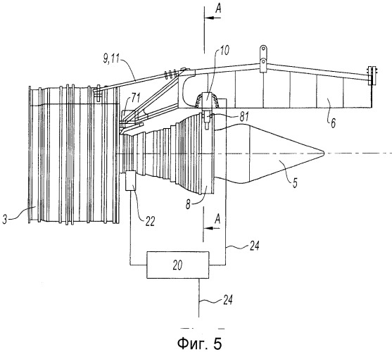 Крепление многоконтурного турбореактивного двигателя к летательному аппарату (патент 2483004)