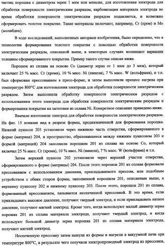 Электрод для обработки поверхности электрическим разрядом, способ его изготовления и хранения (патент 2335382)