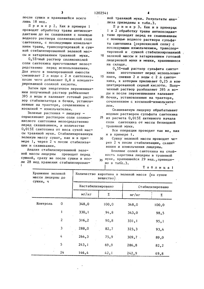 Способ приготовления корма из растительного сырья (патент 1202541)