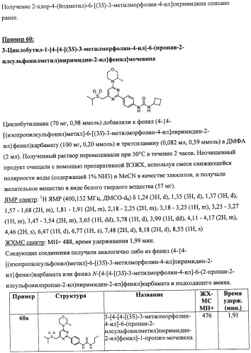 Производные морфолинопиримидина, полезные для лечения пролиферативных нарушений (патент 2440349)