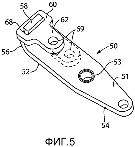 Установленное на железнодорожной вагонной тележке тормозное приспособление, имеющее приподнятое соединение передающего усилие элемента с рычагом переключения (патент 2573683)