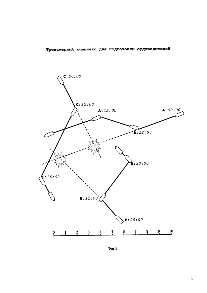 Тренажерный комплекс для подготовки судоводителей (патент 2657708)