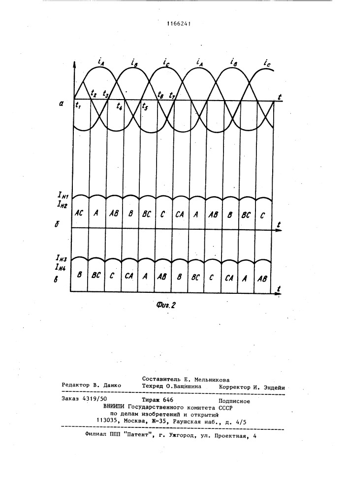 Многоканальный источник питания (патент 1166241)