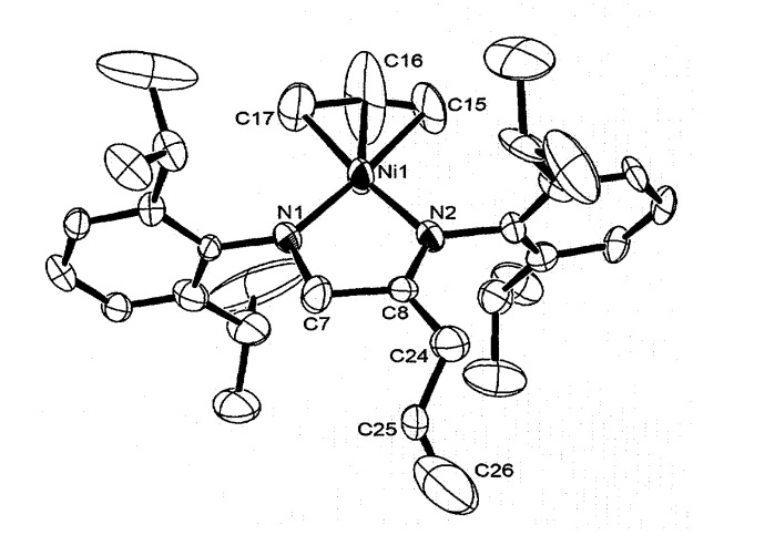 Способ получения имино-амидных  -аллильных комплексов никеля (патент 2423374)