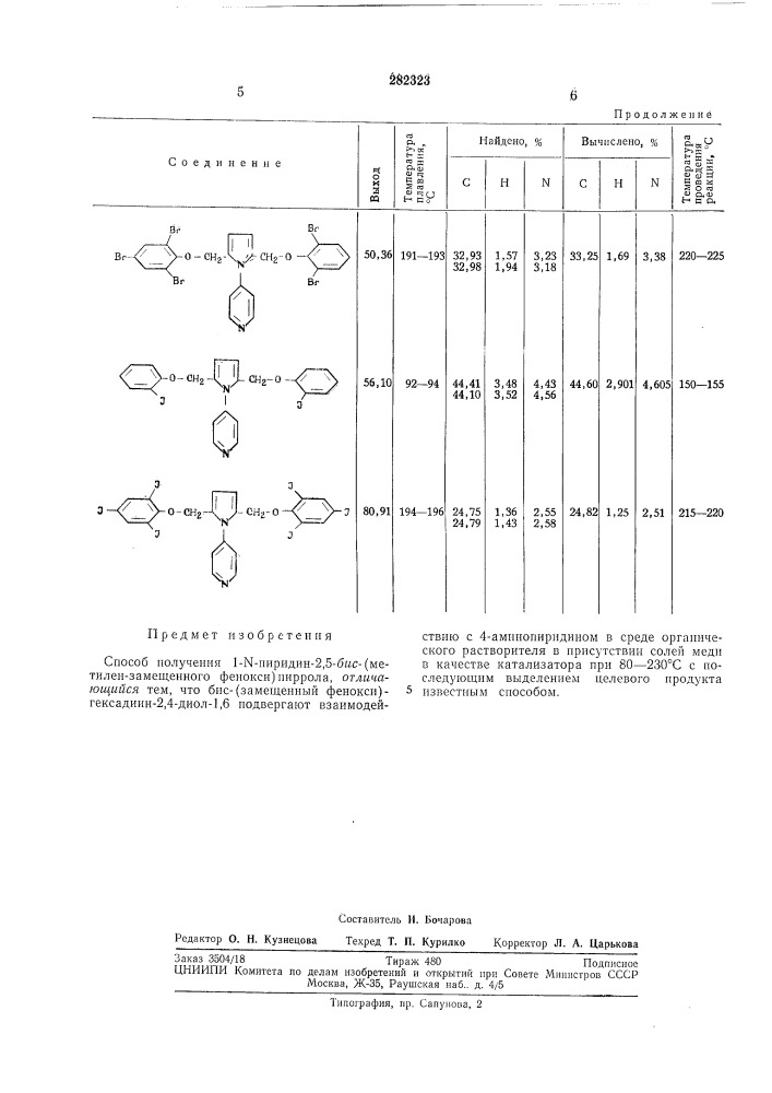 Способ получения;-n-nhphflhh-2,5-.i;/&lt;fc-( (патент 282323)