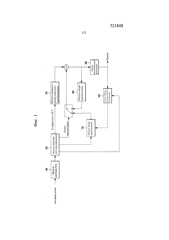 Способ и устройство для обработки видеосигнала (патент 2609753)