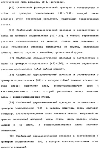 Применение циклезонида в качестве стабилизатора тонкодисперсной фракции формотерола в фармацевтическом препарате (патент 2337667)