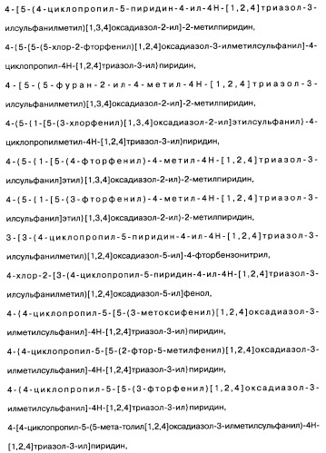 [1,2,4]оксадиазолы (варианты), способ их получения, фармацевтическая композиция и способ ингибирования активации метаботропных глютаматных рецепторов-5 (патент 2352568)