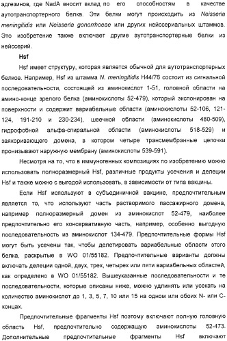 Нейссериальные вакцинные композиции, содержащие комбинацию антигенов (патент 2317106)