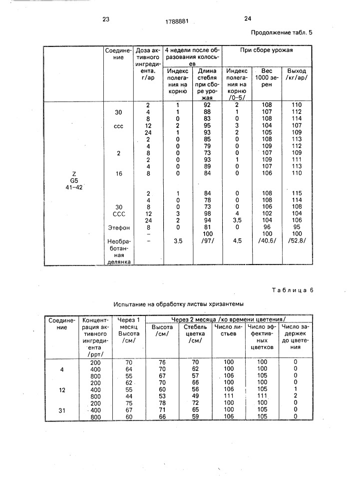 Способ регулирования роста культурных растений (патент 1788881)