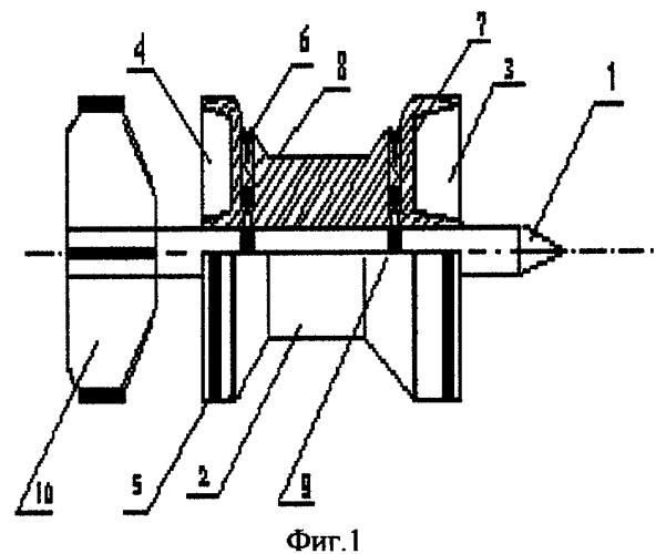Бронебойный подкалиберный снаряд с ведущим устройством магнитного типа (патент 2297592)
