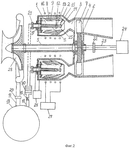 Электродуговая турбоустановка (патент 2396447)