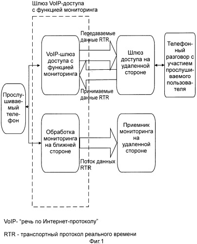 Способ мониторинга речевого сигнала и шлюз доступа (патент 2510140)