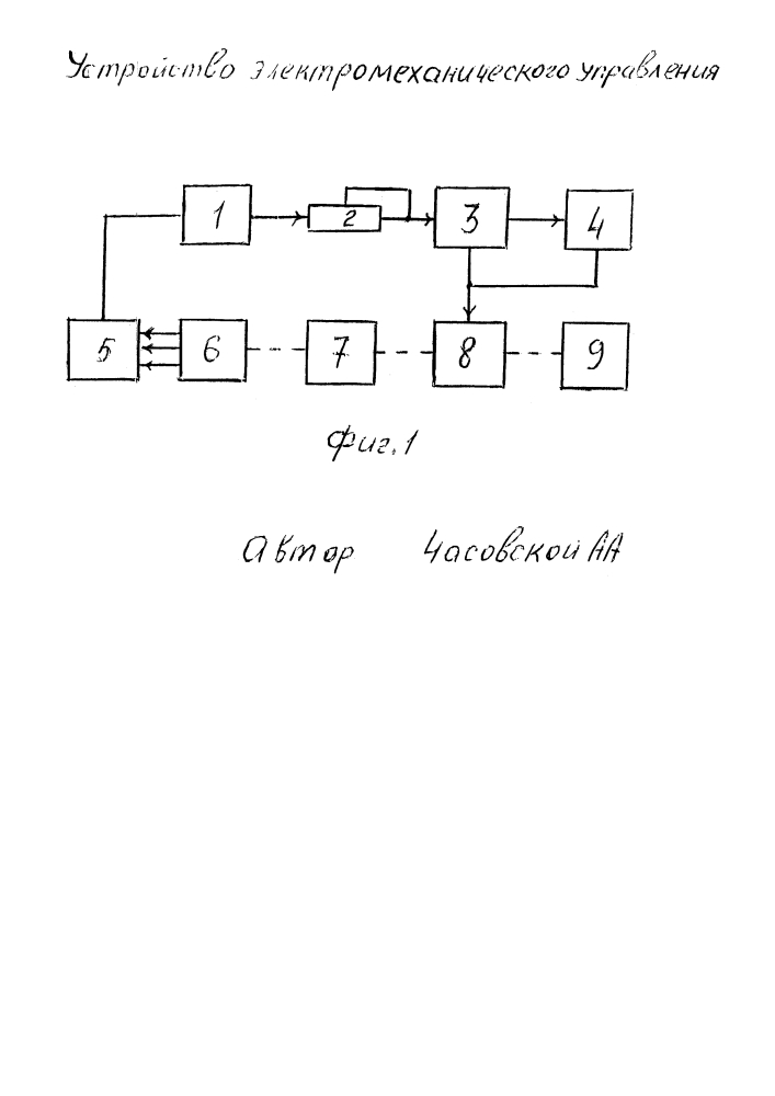 Устройство электромеханического управления (патент 2602063)