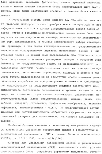 Система автоматизированного упорядочения неструктурированного информационного потока входных данных (патент 2312391)