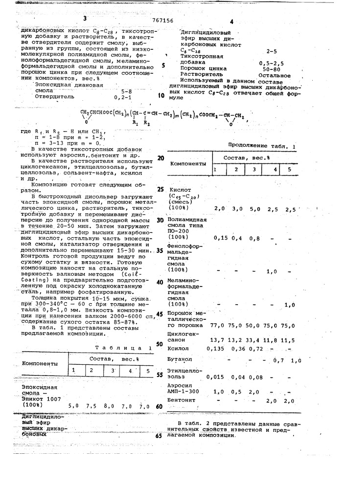 Лакокрасочная композиция горячей сушки (патент 767156)