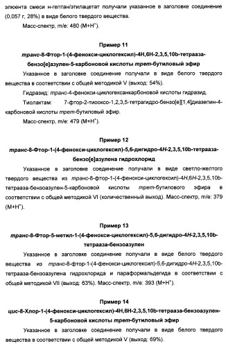 Арилциклогексилэфиры дигидротетраазабензоазуленов для применения в качестве антагонистов рецептора вазопрессина v1a (патент 2507205)
