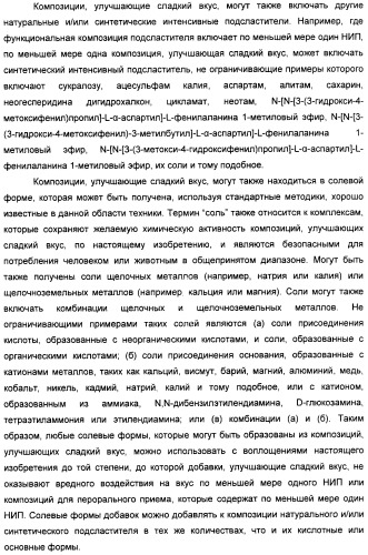 Композиция натурального интенсивного подсластителя, используемая к столу (патент 2425589)