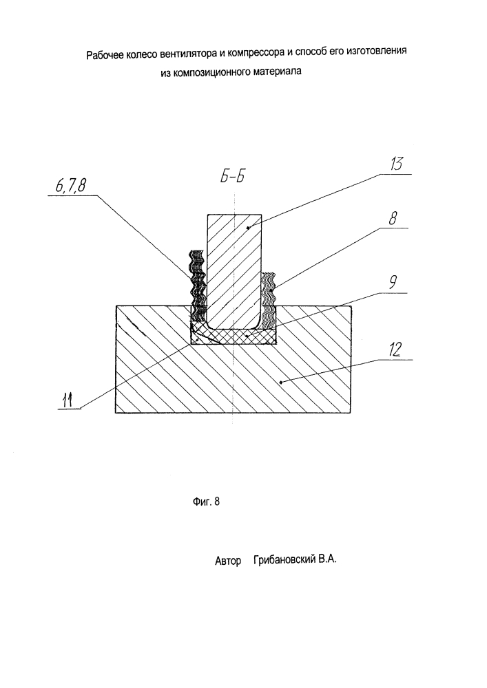 Рабочее колесо вентилятора и компрессора и способ его изготовления из композиционного материала (патент 2617752)