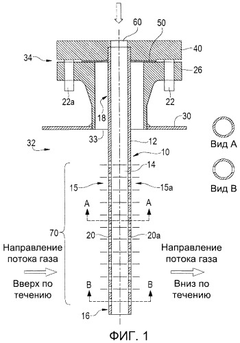 Система и способ подачи твердых веществ и газов-носителей в газовый поток (патент 2510290)