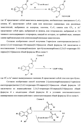 Замещенные 2,3,4,5-тетрагидро-1н-пиридо[4,3-b]индолы, способы их получения и применения (патент 2338745)