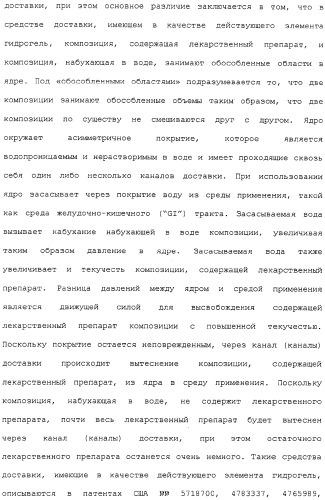 Контролируемое высвобождение активного вещества в среду с высоким содержанием жира (патент 2308263)