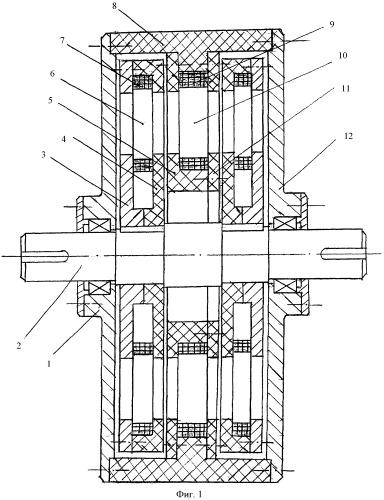 Торцевая электрическая машина (патент 2448404)