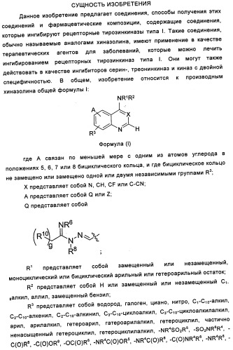 Аналоги хиназолина в качестве ингибиторов рецепторных тирозинкиназ (патент 2350605)