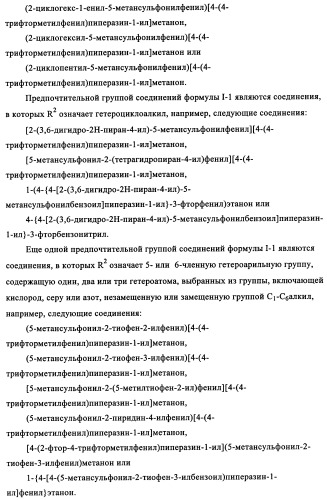 Производные 1-бензоилпиперазина в качестве ингибиторов поглощения глицина для лечения психозов (патент 2355683)