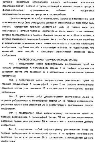 Композиции натурального интенсивного подсластителя с улучшенным временным параметром и(или) корригирующим параметром, способы их приготовления и их применения (патент 2459434)