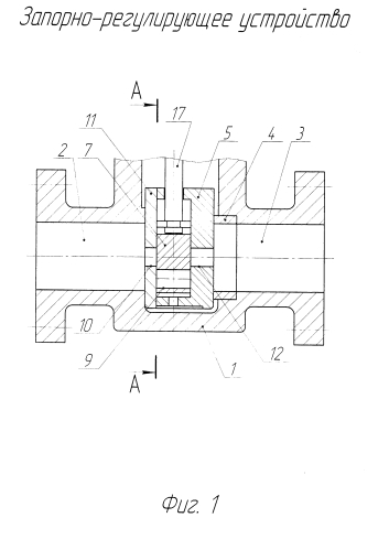 Запорно-регулирующее устройство (патент 2586958)