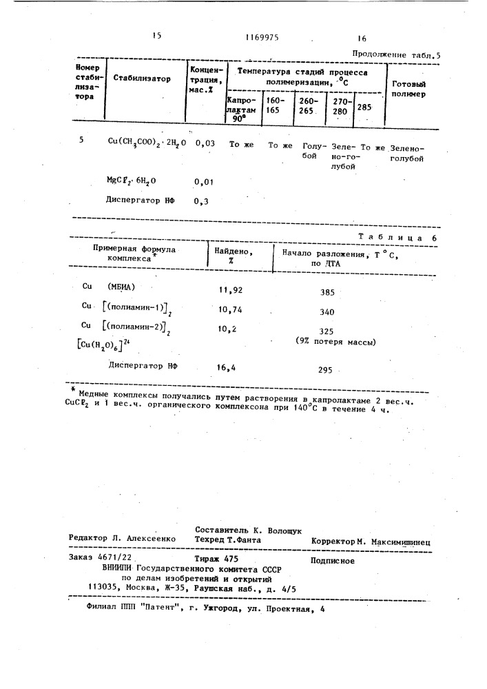 Способ термосветостабилизации поликапроамида (патент 1169975)