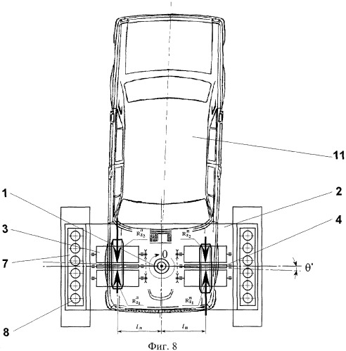 Устройство для контроля эффективности торможения автотранспортного средства (варианты) (патент 2333118)