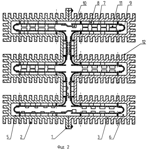 Система воздушного охлаждения тепловыделяющих электронных модулей (патент 2440702)