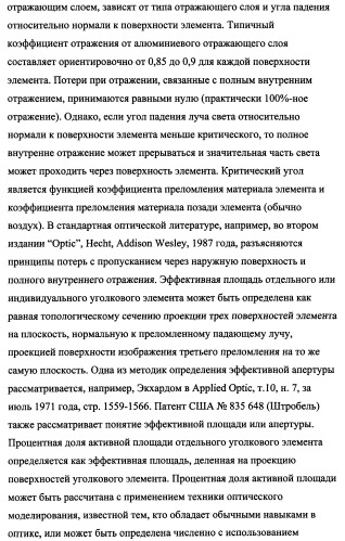 Пластина, содержащая кубические уголковые элементы, и световозвращающее покрытие (патент 2349941)