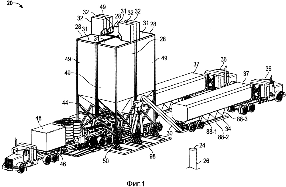 Система и способ доставки нефтепромысловых материалов (патент 2639079)