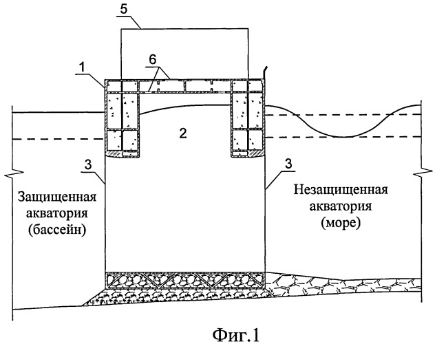 Наплавное здание волновой электростанции (патент 2495189)