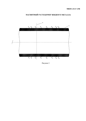 Магнитный расходомер жидкого металла (патент 2591277)