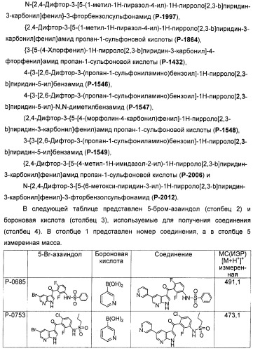 Пирроло[2, 3-в]пиридиновые производные в качестве ингибиторов протеинкиназ (патент 2418800)