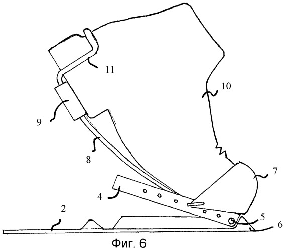 Крепление, например лыжное крепление (патент 2423162)