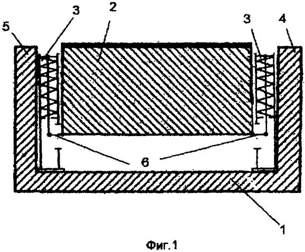 Фундамент на виброзащитных элементах (патент 2281999)